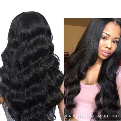 360 Lace Frontal Wigs Pre Plucked With Baby Hair Brazilian Body Wave Human Hair 150 density Lace Front Wig for Black Women